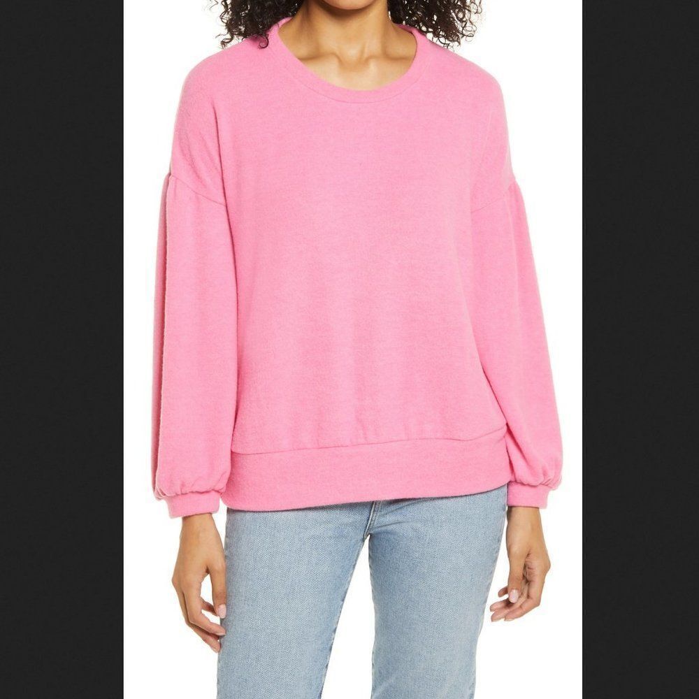 Everleigh Pink Pullover Sweatshirt Size Medium‎
